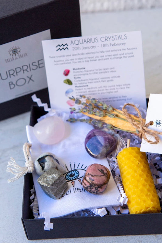 Kova Burcu Kristal Seti