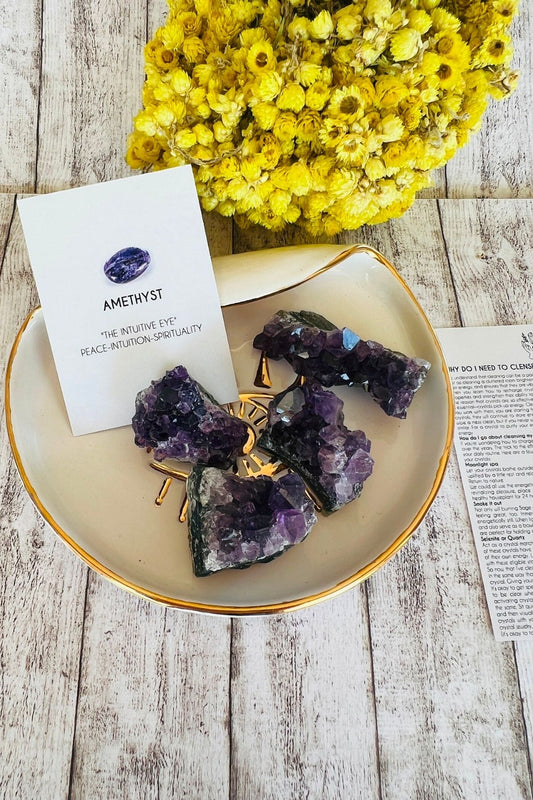 Ham Ametist Kristali - Barış - Sezgi - Maneviyat