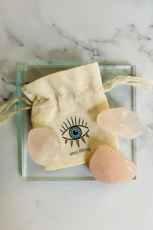 Pembe Kuvars Kristali Aşk Magneti