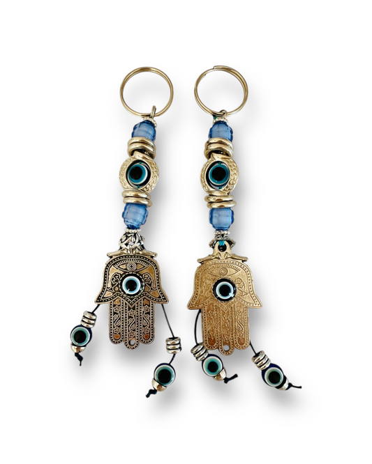 Fatma Ana Eli Nazar Boncuklu Anahtarlık