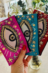 Göz Baskılı Kumaş Çantalar