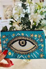 Göz Baskılı Kumaş Çantalar