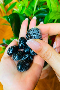 Kar Tanesi Obsidyen Kristali - Dönüşüm - Denge