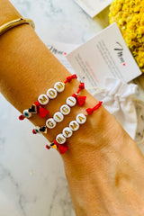 İsime Özel Kırmızı İp Bileklik