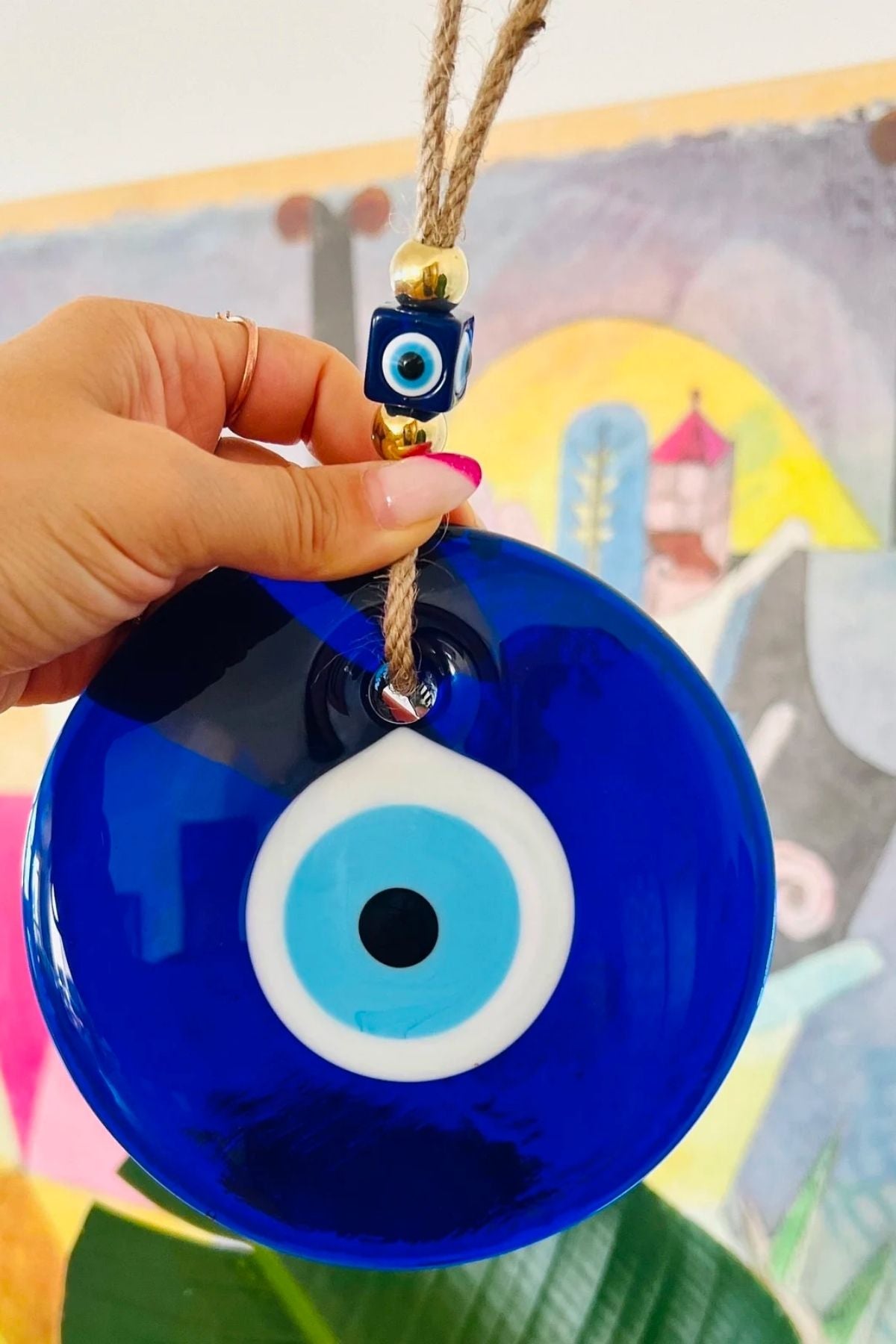 Leda Nazar Boncuğu Duvar Süsü