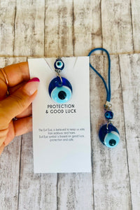 Mavi Nazar Boncuğu Araba Süsü