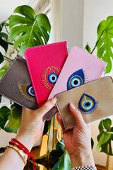 Şans ve Koruma - Nazar Boncuk Nakışlı El Çantası