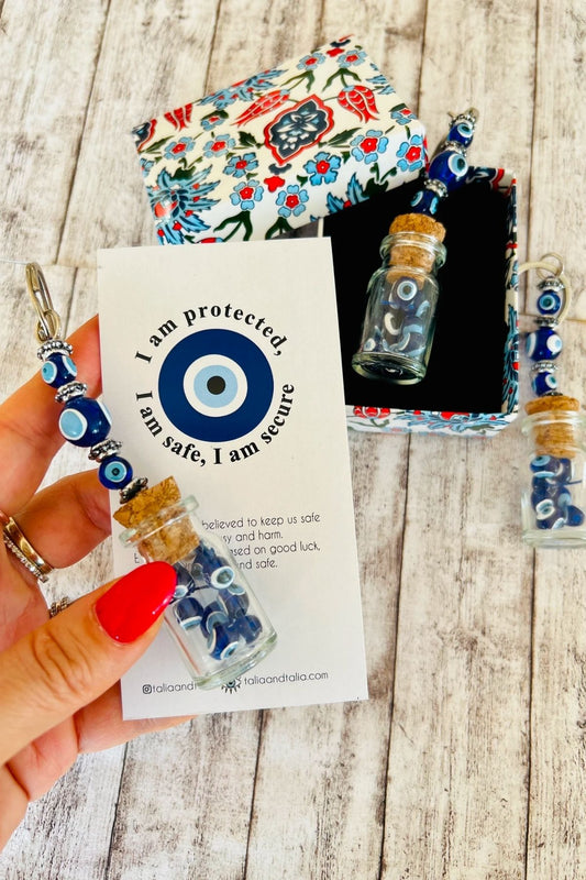 Reva Nazar Boncuklu Anahtarlık