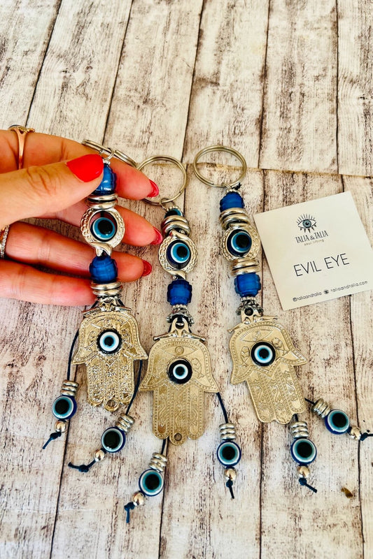 Fatma Ana Eli Nazar Boncuklu Anahtarlık