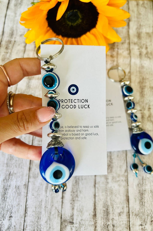 Sava Nazar Boncuklu Anahtarlık