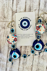 Lona Nazar Boncuklu Anahtarlık