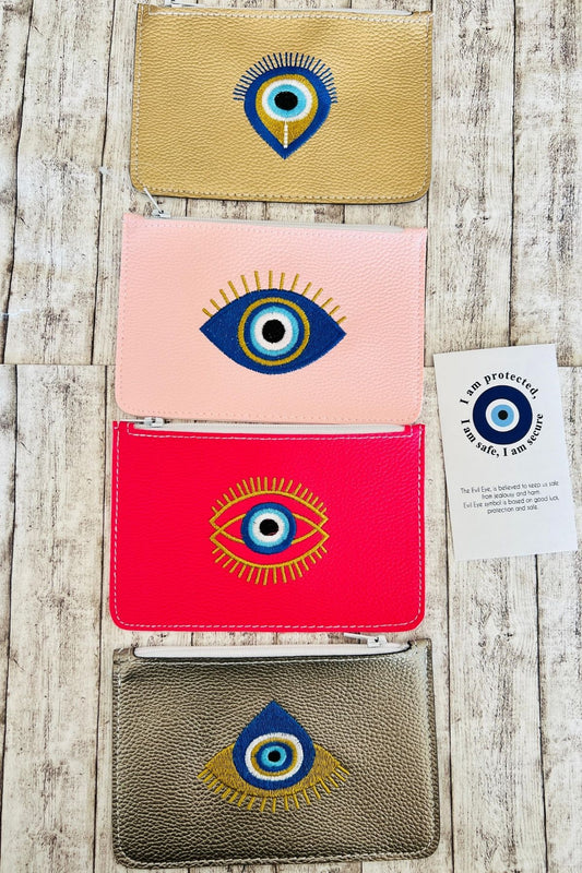 Şans ve Koruma - Nazar Boncuk Nakışlı El Çantası