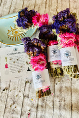 Enerji Temizliği - Çiçekli Lavanta ve Adaçayı Tütsüsü