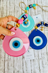 Koruma ve Estetik Birleşim - Renkli Nazar Boncuk Duvar Süsü