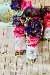 Enerji Temizliği - Çiçekli Lavanta ve Adaçayı Tütsüsü