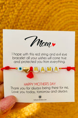 İsime Özel Kırmızı İp Bileklik