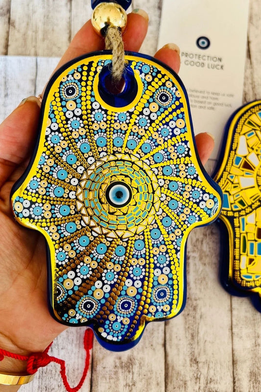 Fatma'nın Eli Nazar Boncuğu Duvar Süsü