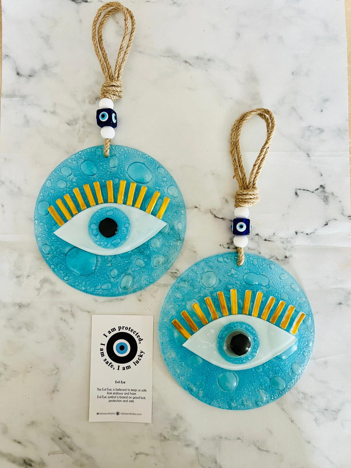 Fuzi Nazar Boncuğu Duvar Süsü