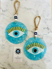 Fuzi Nazar Boncuğu Duvar Süsü