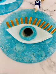 Fuzi Nazar Boncuğu Duvar Süsü