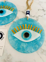 Fuzi Nazar Boncuğu Duvar Süsü