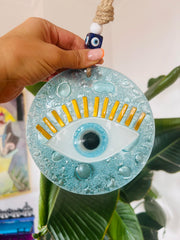 Fuzi Nazar Boncuğu Duvar Süsü