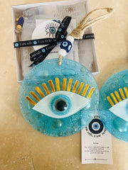 Fuzi Nazar Boncuğu Duvar Süsü