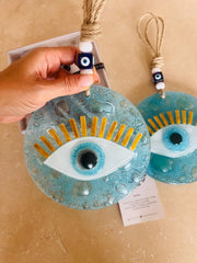 Fuzi Nazar Boncuğu Duvar Süsü