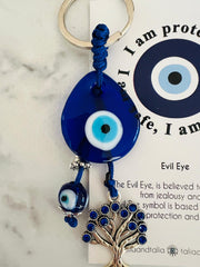 Kivi Nazar Boncuğu ve Yaşam Ağacı Anahtarlık