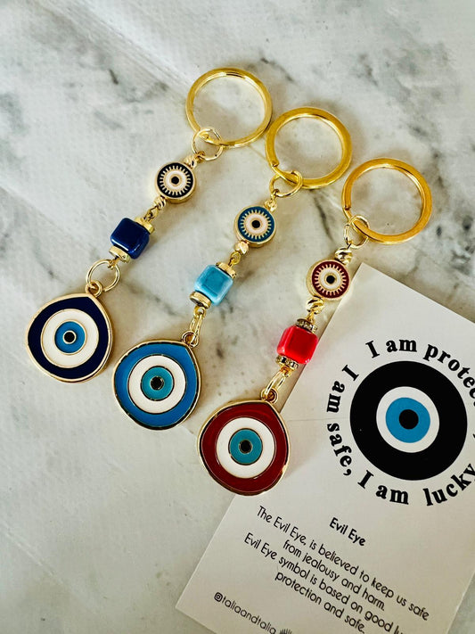 Karmen Nazar Boncuklu Anahtarlık