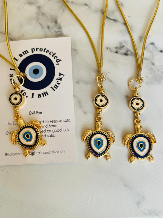 Gaze Kaplumbağ Nazar Boncuklu Araba Dikiz Aynası Süsü