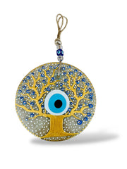 VANZO Hayat Ağacı Nazar Boncuklu Duvar Süsü 22 cm