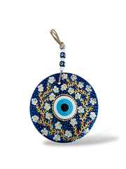 ZAHIRE El Boyaması Nazar Boncuğu Duvar Süsü 22 CM