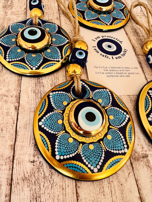 Nola Nazar Boncuğu Duvar Süsü