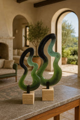 Hale Yeşil Cam Dekor