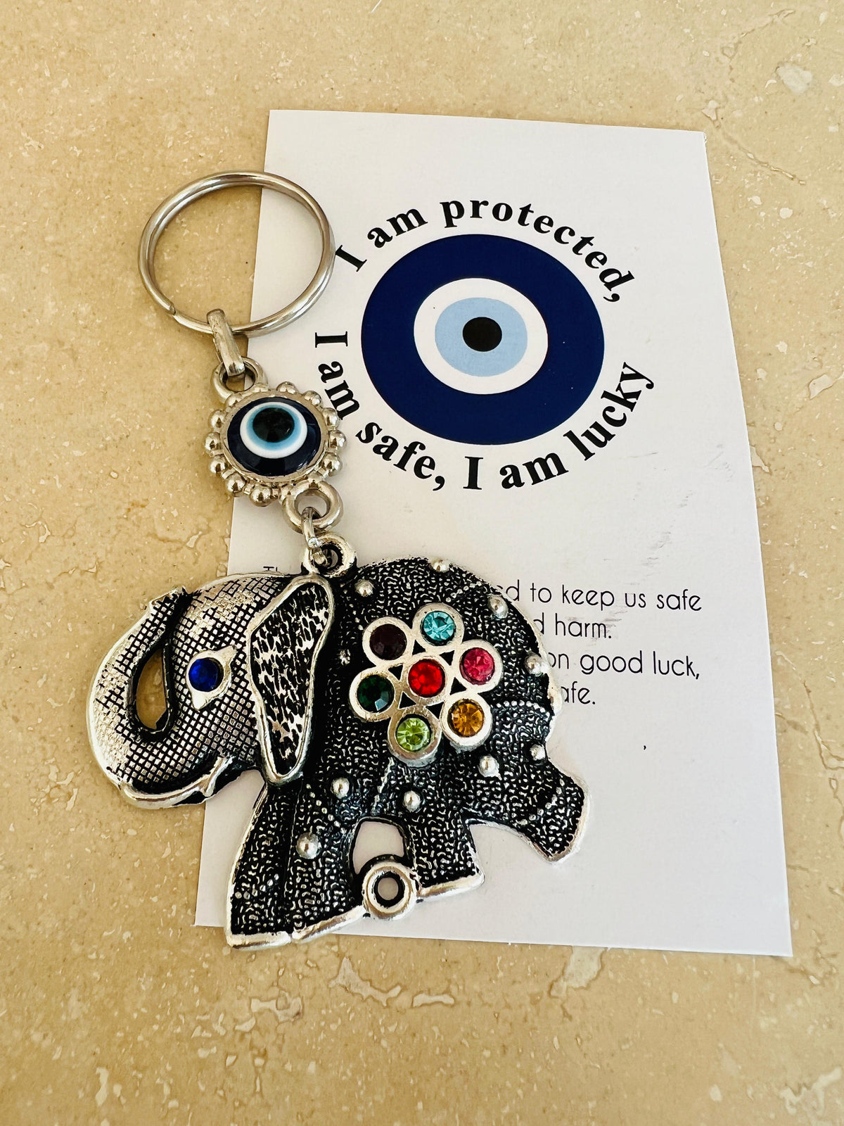 Rila Nazar Boncuklu Anahtarlık