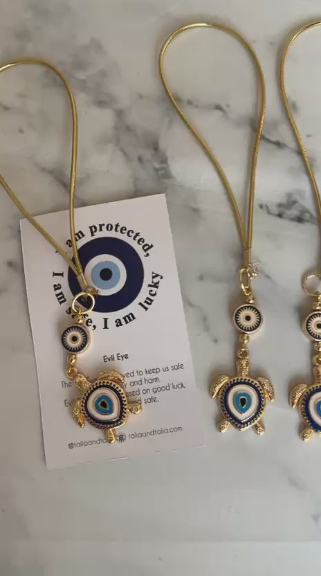 Gaze Kaplumbağ Nazar Boncuklu Araba Dikiz Aynası Süsü