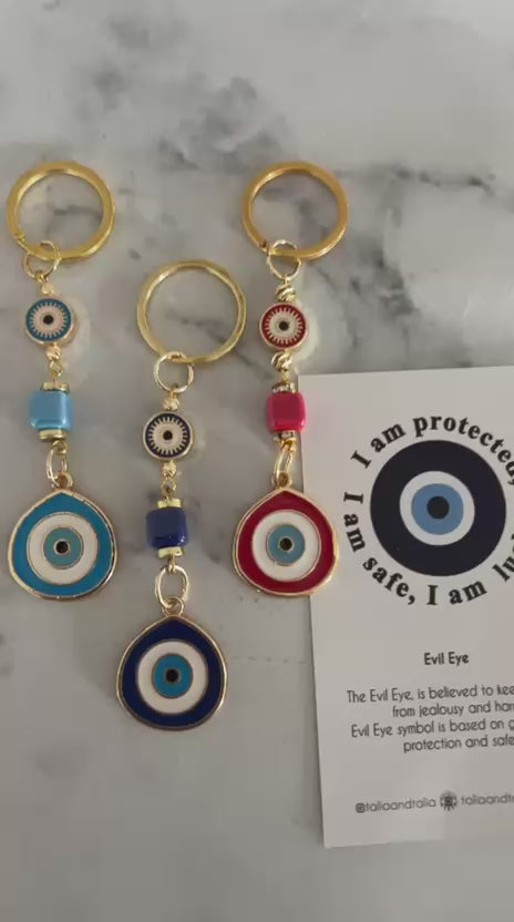 Karmen Nazar Boncuklu Anahtarlık