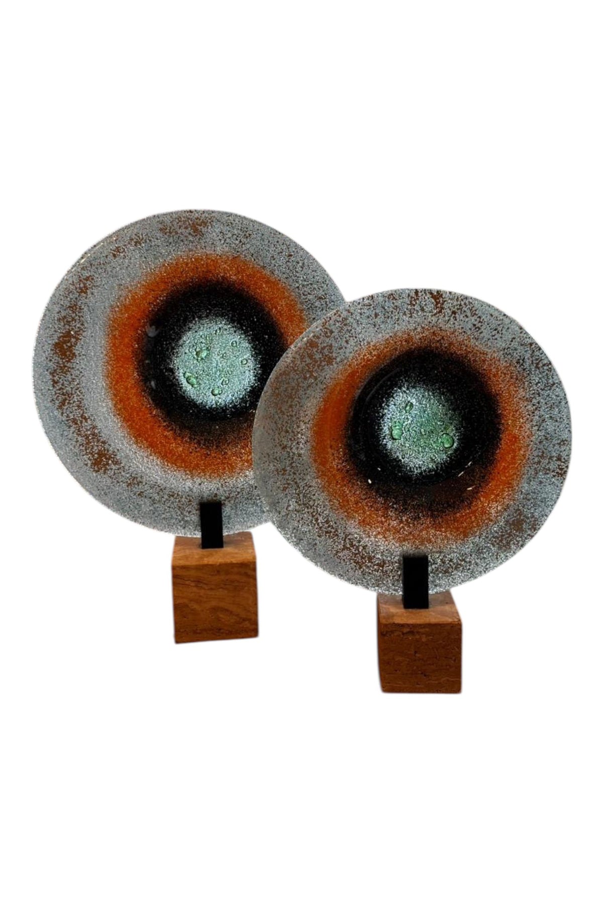 Safir Açık Mavi Cam Disk