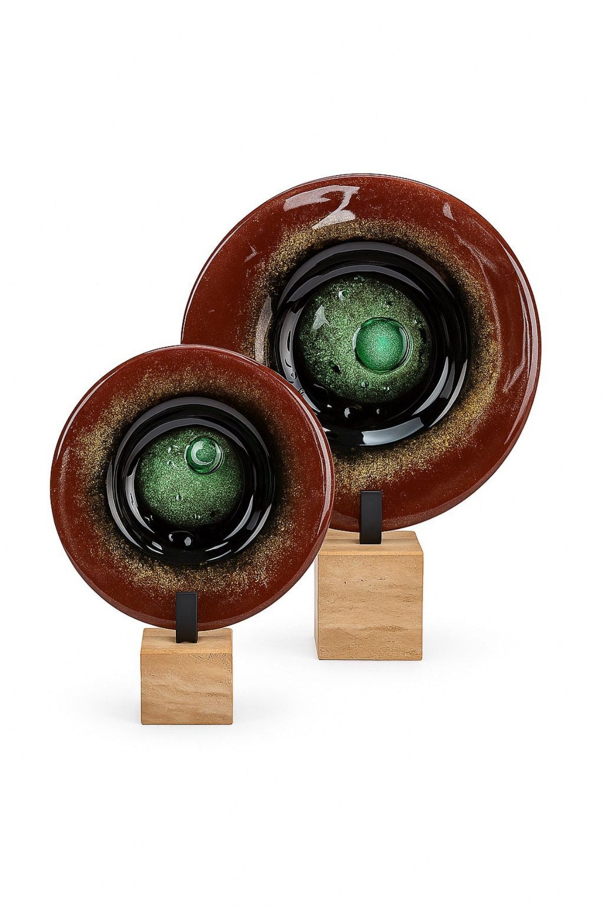 Safir Kahve Cam Disk