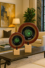 Safir Kahve Cam Disk