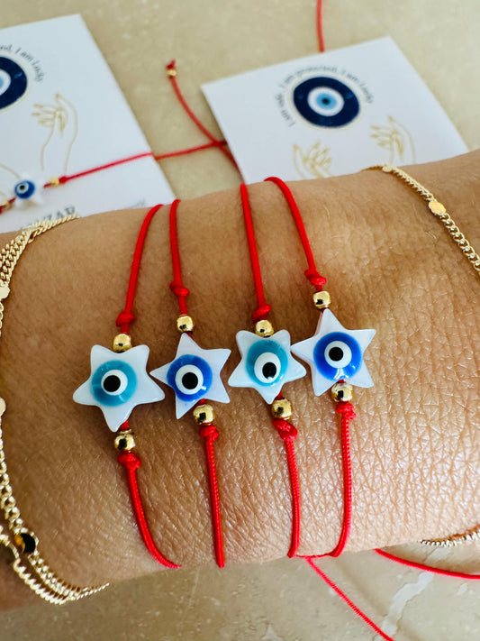 Şans ve Koruma Nazar Bileklik - Star