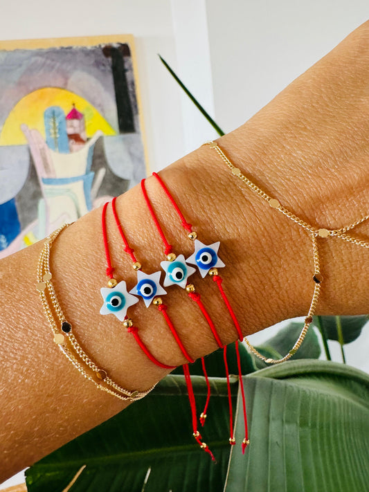 Şans ve Koruma Nazar Bileklik - Star