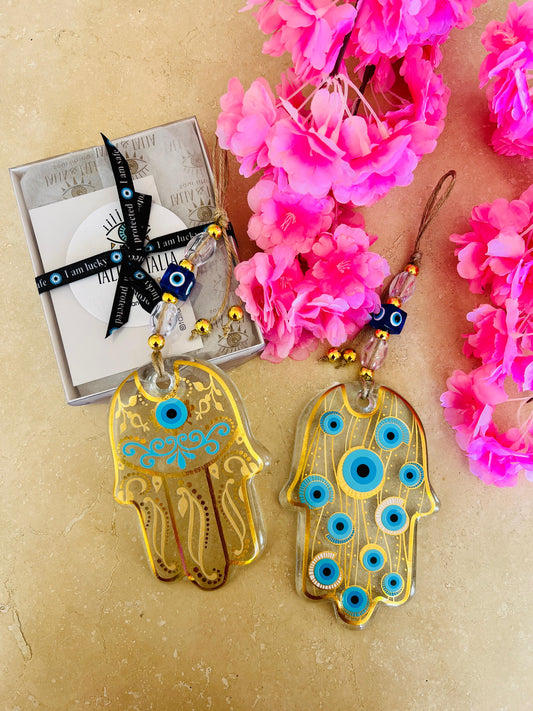 Sima Hamsa El Nazar Boncuğu Duvar Süsü